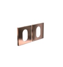 Billede af FROST Architectural Hardware Kube 3005 Assa Nøglehuls Rosette - Poleret Kobber