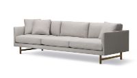 Billede af Fredericia Furniture 5623 Calmo 3 Pers. Sofa L: 250 cm - Sunniva 717/Røget Eg