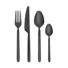 Billede af Blomus Stella Cutlery Set 16 stk - Black