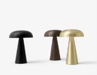 Billede af &Tradition Caret MF1 Portable Lamp H: 22 cm - Silk Grey