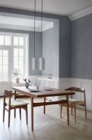 Billede af Warm Nordic Cow Horn Spisebordsstol SH: 46 cm - Walnut/Ivory