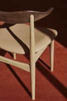 Billede af Warm Nordic Cow Horn Spisebordsstol SH: 46 cm - Walnut/Oak/Nature