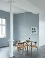 Billede af Warm Nordic Cow Horn Spisebordsstol SH: 46 cm - Walnut/Oak/Nature