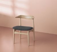 Billede af Warm Nordic Cow Horn Spisebordsstol SH: 46 cm - Oak/Anthracite 