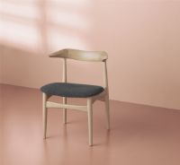 Billede af Warm Nordic Cow Horn Spisebordsstol SH: 46 cm - Oak/Anthracite 