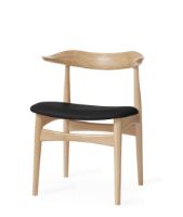 Billede af Warm Nordic Cow Horn Spisebordsstol SH: 46 cm - Oak/Black