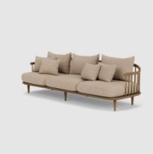 Billede af &Tradition Fly SC12 Sofa L: 240 cm - Smoked Oiled Oak/Karakorum 003
