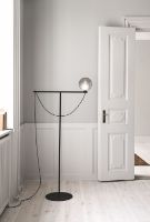 Billede af HANDVÄRK FURNITURE Globe Gulvlampe H: 175 cm - Sort 