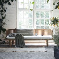 Billede af House Doctor Puna Siddehynde m. fyld 170x73x8 cm - Råhvid