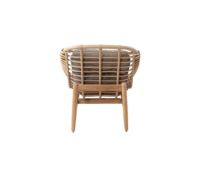Billede af Cane-line Outdoor Strington Loungestol inkl. AirTouch Hyndesæt SH: 40 cm - Natural/Teak m. Weave 