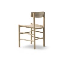 Billede af Fredericia Furniture 3239 J39 Mogensen Spisebordsstol SH: 46,5 cm - Sæbebehandlet Eg/Natur Flet 