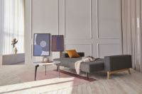 Billede af Innovation Living Idun Sovesofa L: 242 cm - Eg/Mixed Dance Grey