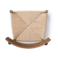 Billede af Fredericia Furniture 3239 J39 Mogensen Spisebordsstol SH: 46,5 cm - Olieret Valnød/Natur Flet
