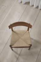 Billede af Fredericia Furniture 3239 J39 Mogensen Spisebordsstol SH: 46,5 cm - Olieret Valnød/Natur Flet