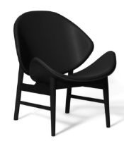 Billede af Warm Nordic The Orange Lounge Chair SH: 38 cm - Black/Black 