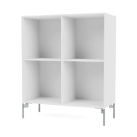 Billede af Montana QS Selection 1112 Show Bogreol med ben 69,6x69,6x30 cm - 101 New White / Chrome