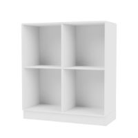 Billede af Montana QS Selection 1112 Show Bogreol med sokkel 7 cm 69,6x69,6x30 cm - 101 New White