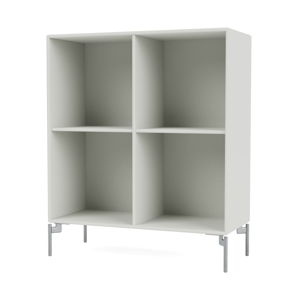 Billede af Montana QS Selection 1112 Show Bogreol med ben 69,6x69,6x30 cm - 09 Nordic / Chrome