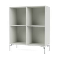 Billede af Montana QS Selection 1112 Show Bogreol med ben 69,6x69,6x30 cm - 09 Nordic / Chrome