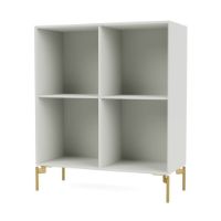 Billede af Montana QS Selection 1112 Show Bogreol med ben 69,6x69,6x30 cm - 09 Nordic / Brass