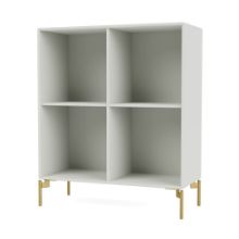 Billede af Montana QS Selection 1112 Show Bogreol med ben 69,6x69,6x30 cm - 09 Nordic / Brass