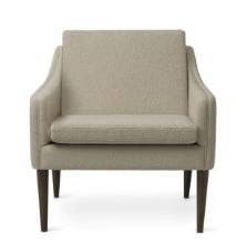 Billede af Warm Nordic Mr. Olsen Lounge Chair SH: 46 cm - Smoked Oak/Sand