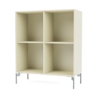 Billede af Montana Selection 1112 Show Bogreol med ben 69,6x69,6x30 cm - 150 Vanilla / Chrome
