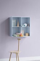 Billede af Montana Selection 1112 Show Bogreol med ben 69,6x69,6x30 cm - 150 Vanilla / Chrome