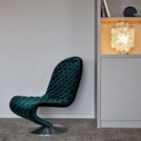 Billede af Verpan Fun 2TM Bordlampe H: 43 cm - Krom