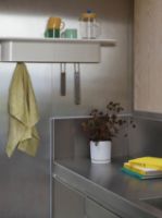 Billede af HAY Korpus Shelf 7 Hooks L 90x25x14 cm - Cream