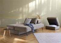 Billede af Innovation Living Osvald Sovesofa L: 200 cm - Mat Sort/Cordufine Beige