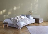Billede af Innovation Living Osvald Sovesofa L: 200 cm - Mat Sort/Cordufine Beige