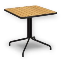 Billede af Mindo 101 Café Table 74,7x74,7 cm - Dark Grey/Teak