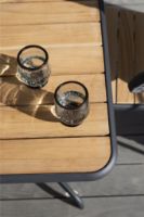 Billede af Mindo 101 Café Table 74,7x74,7 cm - Dark Grey/Teak