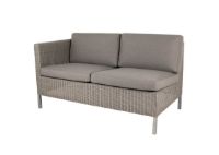 Billede af Cane-line Outdoor Dining Lounge 2 Pers. Sofa Højre Modul inkl. Hyndesæt L: 153 cm - Weave Flet/Taupe