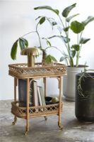 Billede af Nordal LIRI Rattan Trolley H: 76 cm - Natur