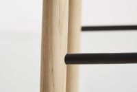 Billede af Woud Mono Bar Stool SH: 75 cm  - Hvidpigmenteret Eg