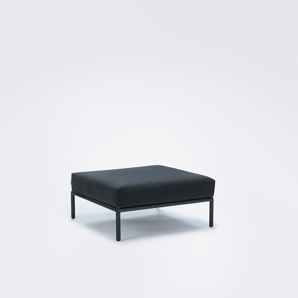 Billede af HOUE Level Lounge Ottoman 81x81 cm - Dark Grey
