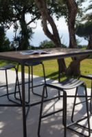 Billede af HOUE Four Bar Table 90x160 cm - Bamboo Lamellas / Black 