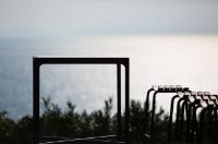 Billede af HOUE Four Bar Table 90x160 cm - Aluminium Lamellas / Black 