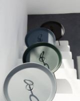 Billede af HOUE EYELET Tray Table Ø: 45 cm - Dark Grey