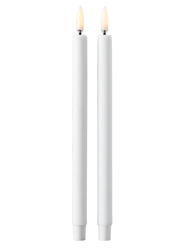 Billede af STOFF Nagel LED Candles by Uyuni Lighting H: 20 cm 2  stk. - White 