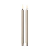Billede af STOFF Nagel LED Candles by Uyuni Lighting H: 20 cm 2  stk. - Sand 