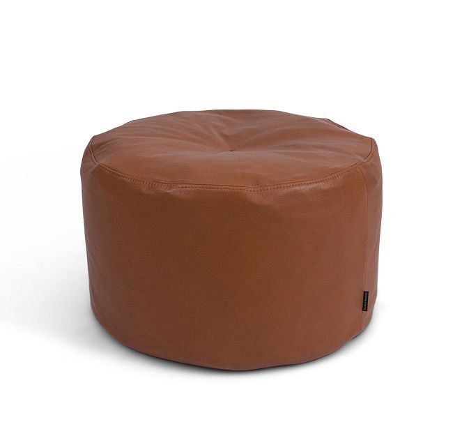 Billede af Bent Hansen M48 Marokko Puf Rund Ø: 48 cm - Zenso 3 Cognac Læder 