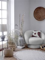 Billede af Bloomingville Ted Lounge Stol SH: 40 cm - Hvid