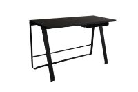 Billede af Bent Hansen Hemingway Skrivebord m. Opladerstation & Skuffe L: 120 cm - Sortlakeret Bøg/Black Linoleum