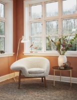 Billede af Warm Nordic Fried Egg Loungestol Venstre SH: 40 cm - Moonlight White