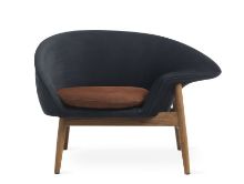 Billede af Warm Nordic Fried Egg Loungestol Højre SH: 40 cm - Dark Egg