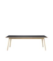 Billede af FDB Møbler Spisebord Poul M. Volther C35C 95x220 cm - Eg/Pewter Mørkegrå