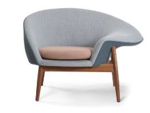 Billede af Warm Nordic Fried Egg Loungestol Højre SH: 40 cm - Petrol/Light Green/Fresh Peach